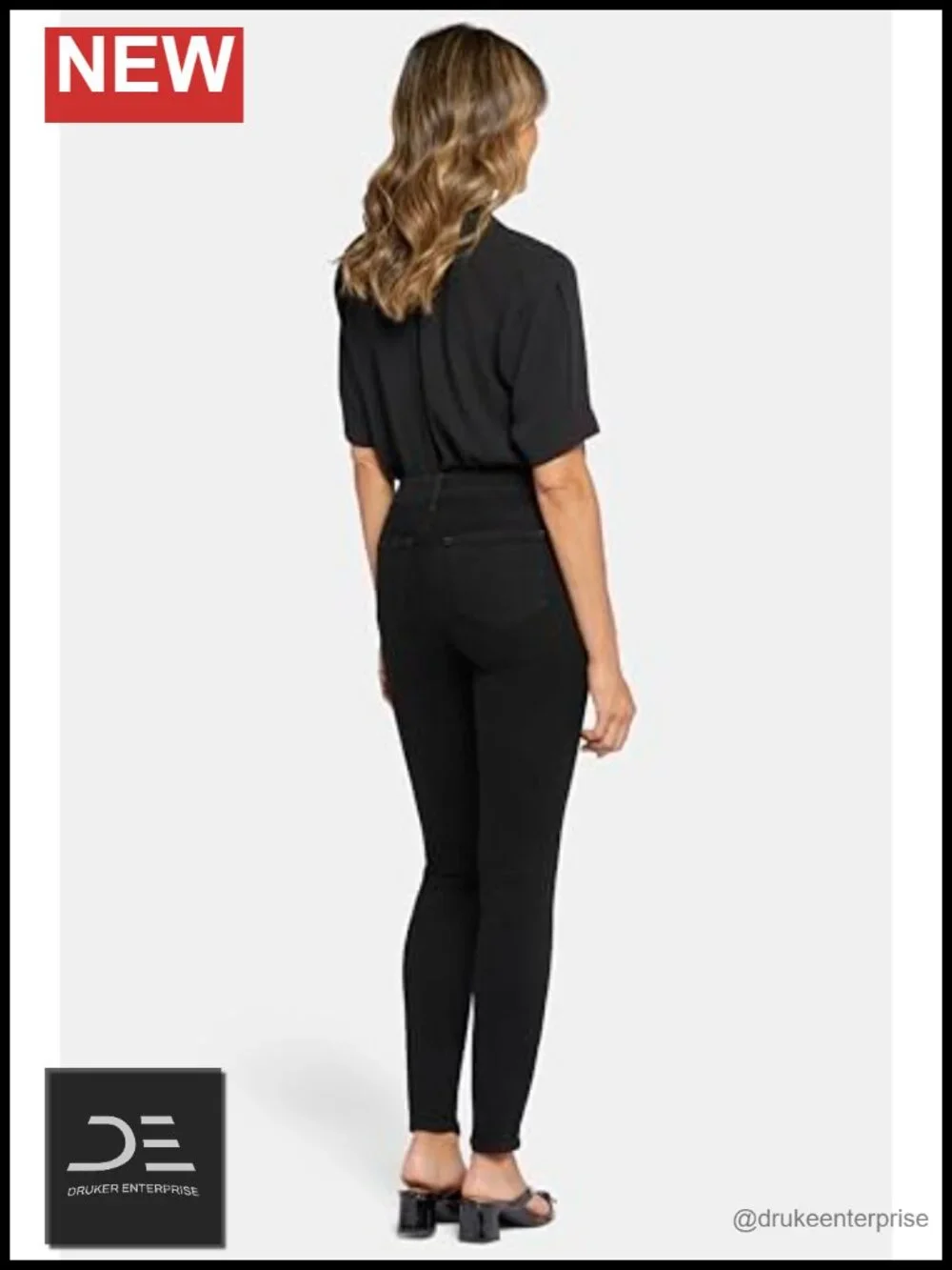 Skinny Legging Jeans with Lift Tuck Technology High Stretch Mid Rise 5 Pocket